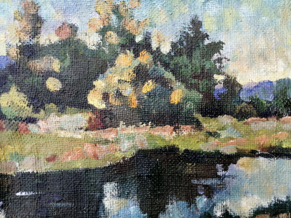 Oil painting Natural scenery Unknown artist