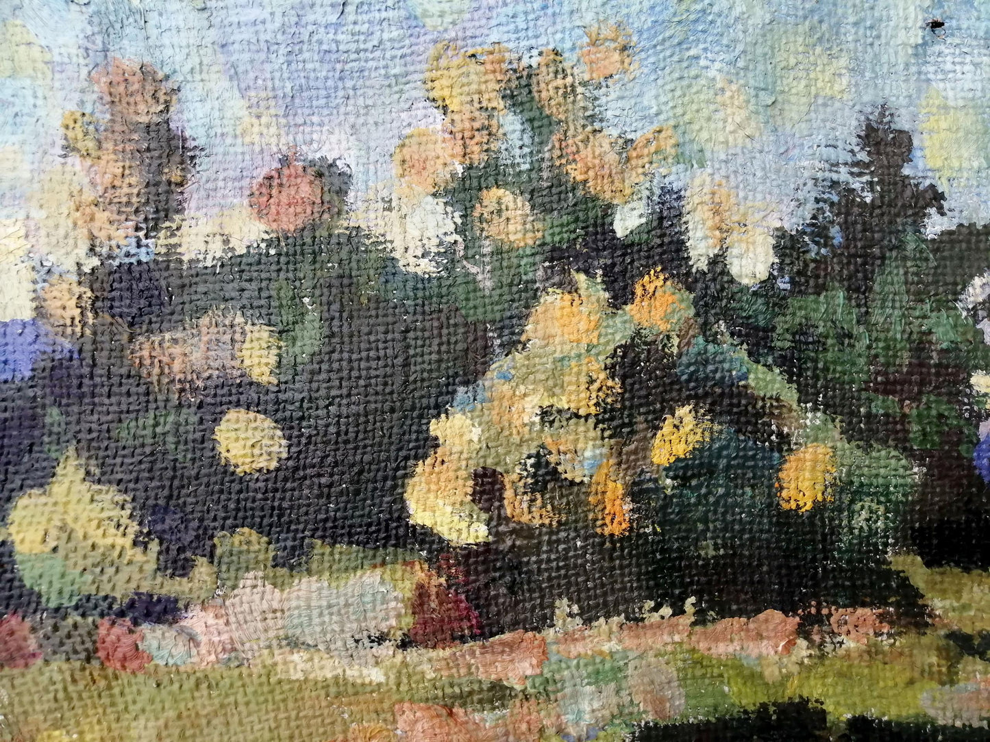 Oil painting Natural scenery Unknown artist