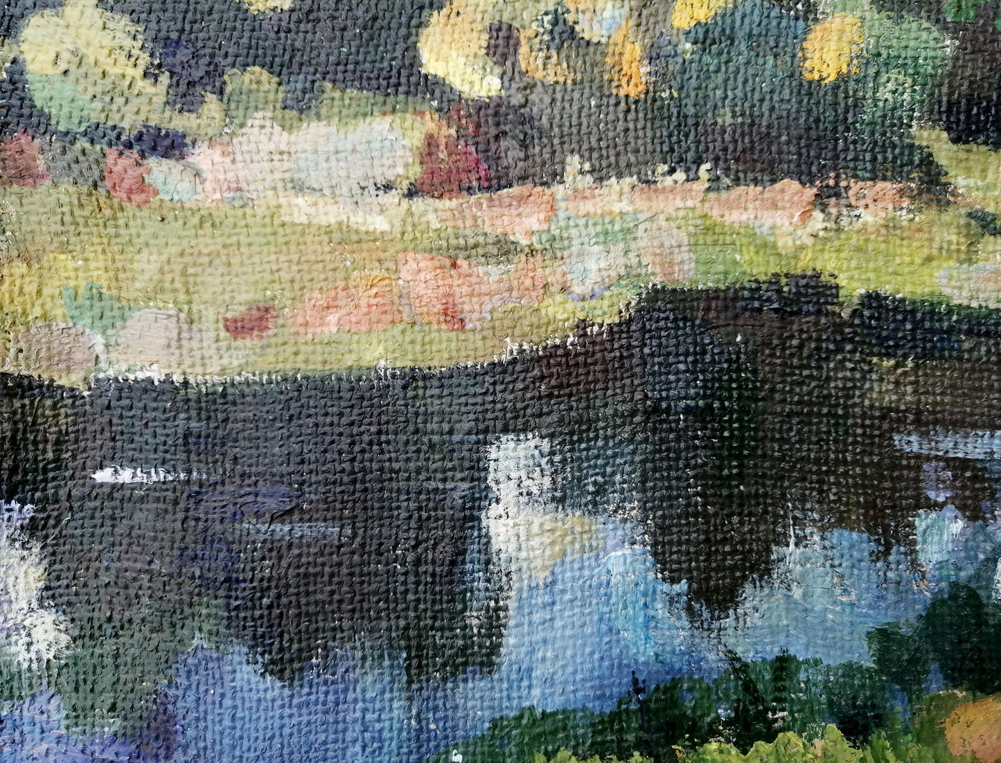 Oil painting Natural scenery Unknown artist