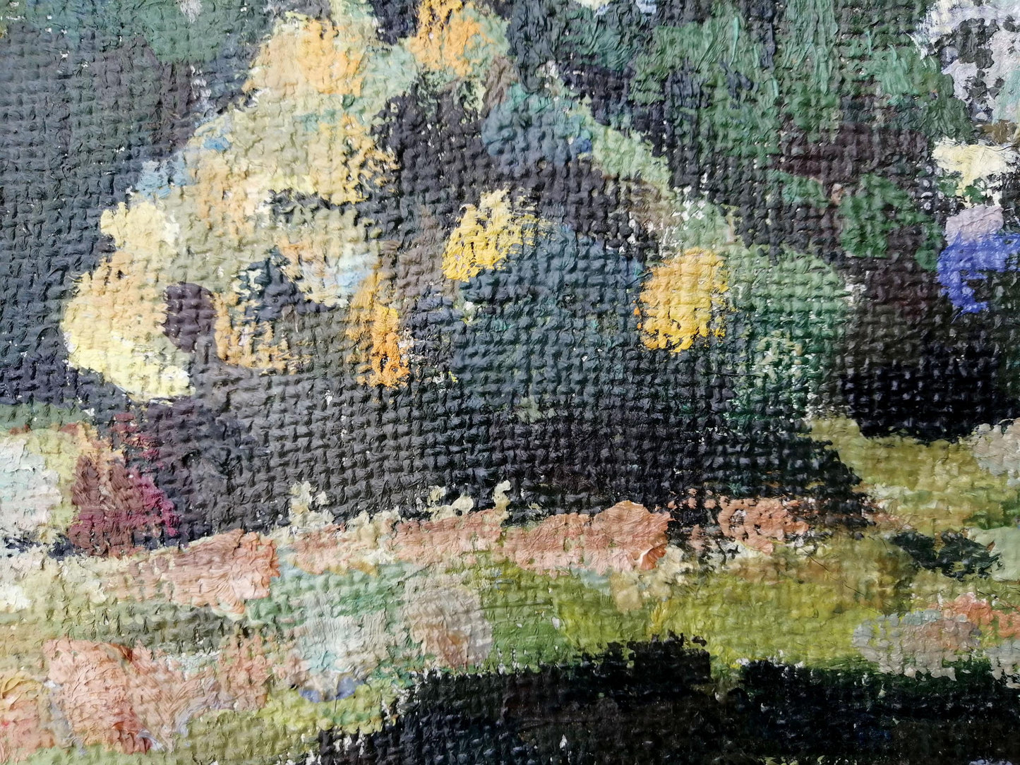 Oil painting Natural scenery Unknown artist