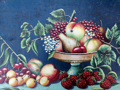Oil painting Still life with sweets Unknown artist