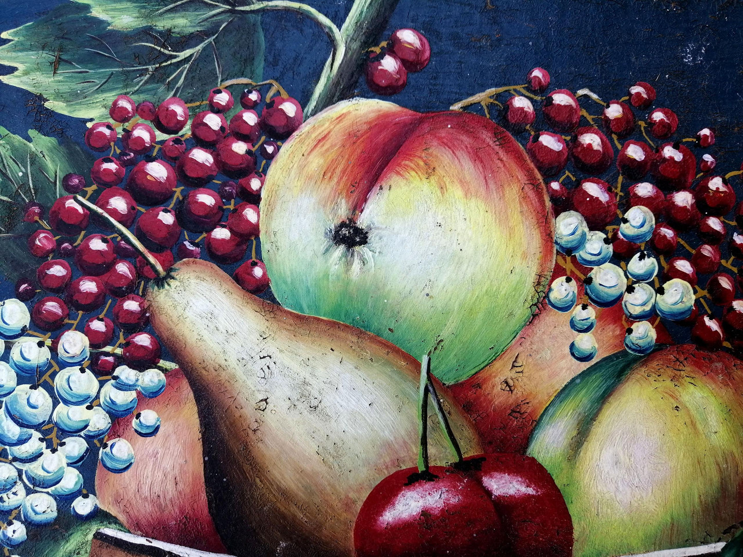 Oil painting Still life with sweets Unknown artist