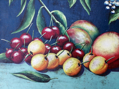 Oil painting Still life with sweets Unknown artist