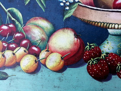 Oil painting Still life with sweets Unknown artist