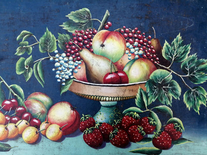 Oil painting Still life with sweets Unknown artist