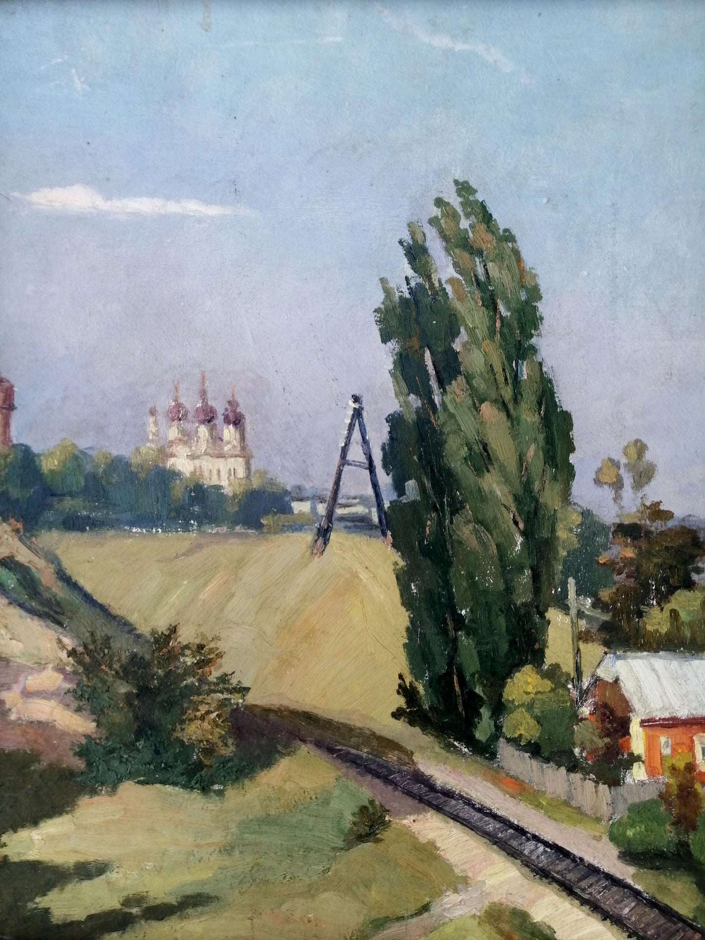 Oil painting Way home Unknown artist