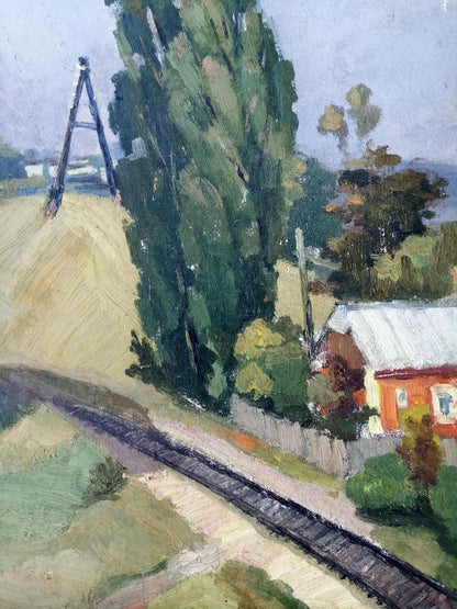 Oil painting Way home Unknown artist