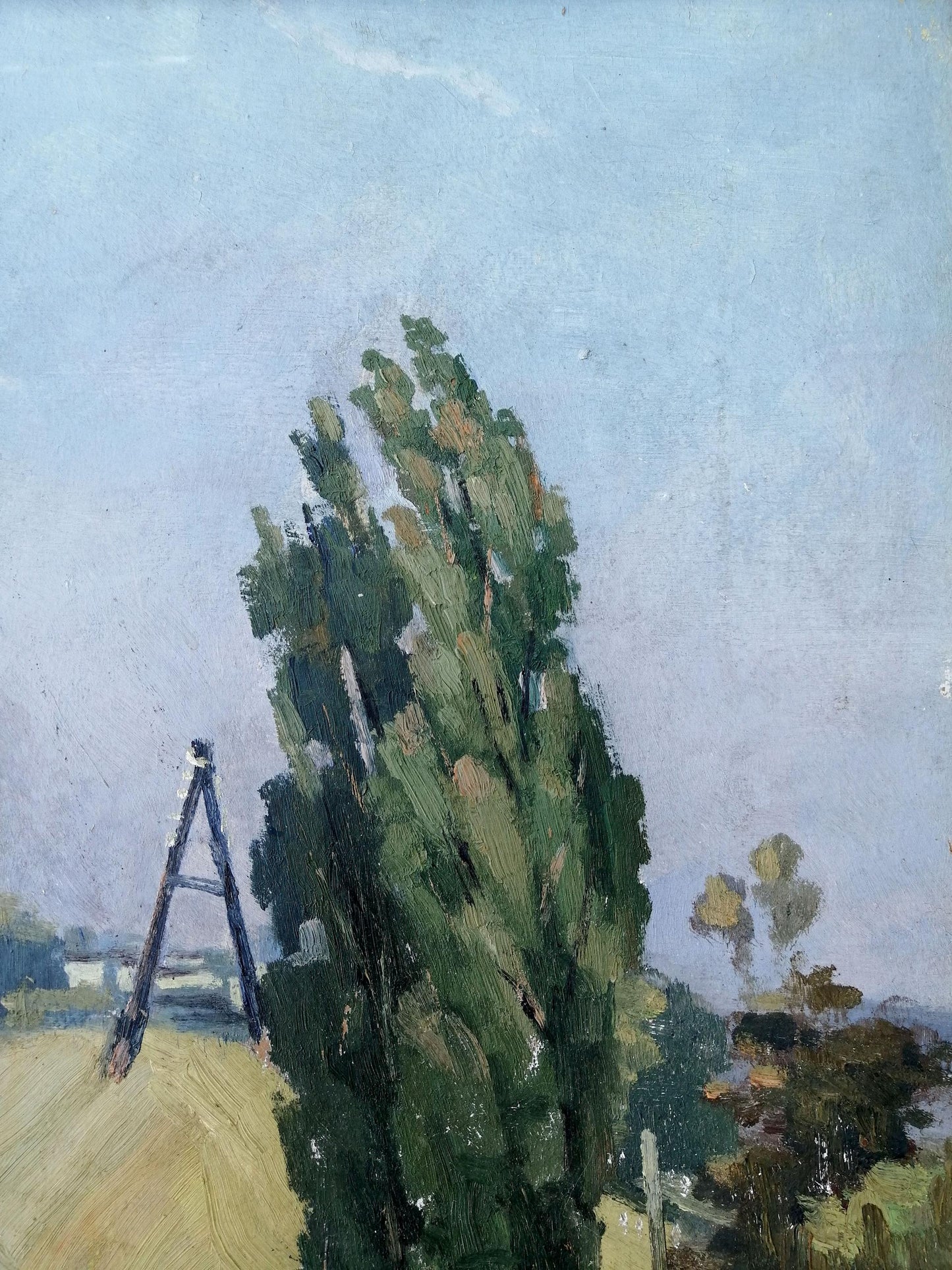 Oil painting Way home Unknown artist