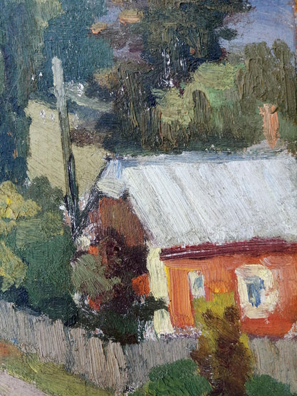 Oil painting Way home Unknown artist