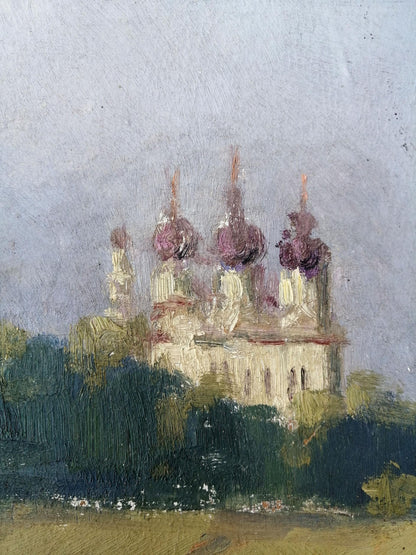 Oil painting Way home Unknown artist