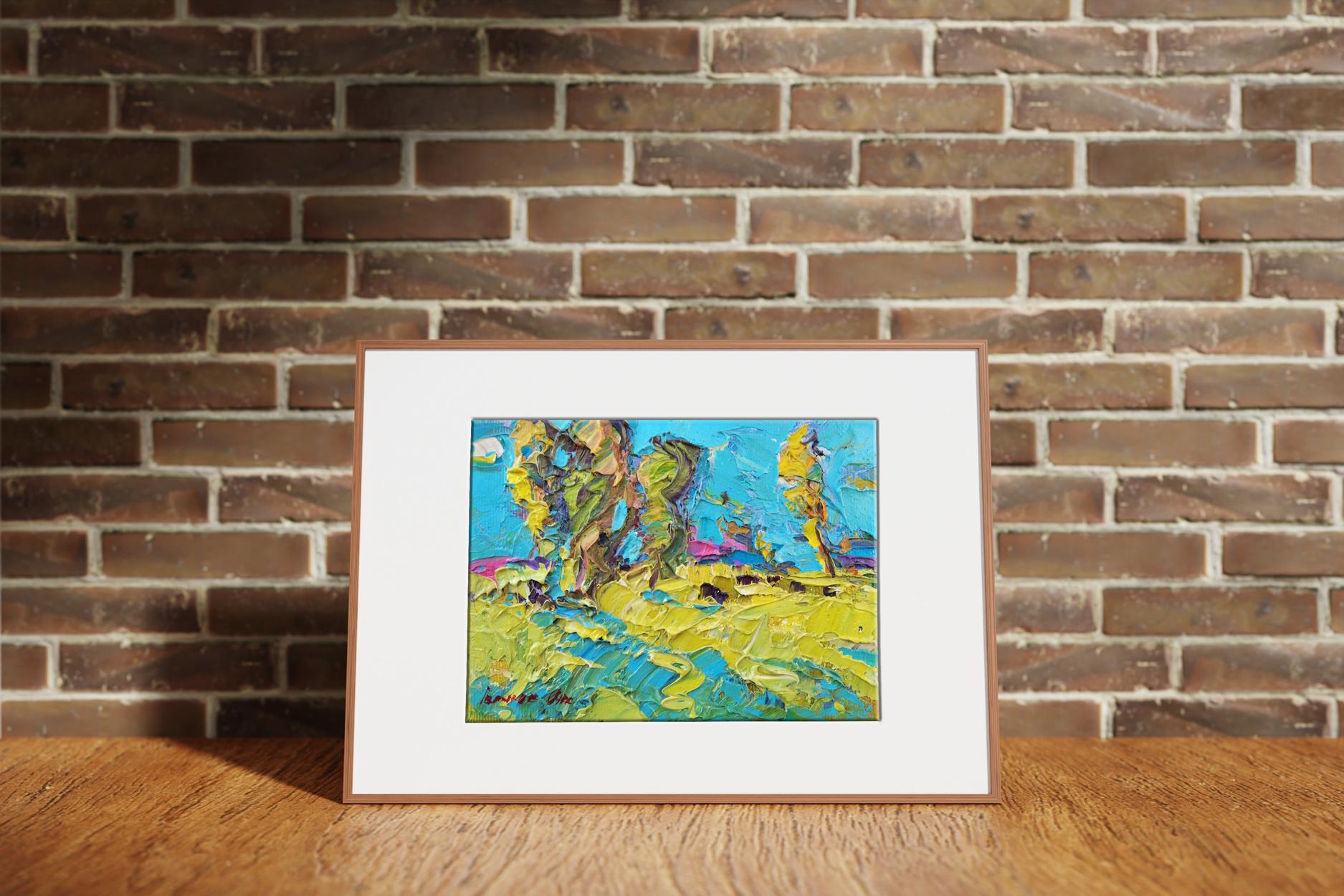 Oil painting Sunny day 