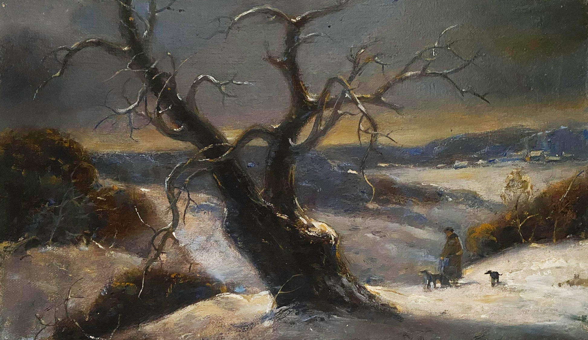 Oil painting Return buy