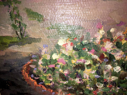 Tourist gathering oil painting Lednev Dmitry