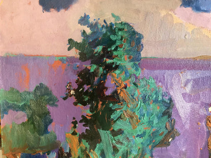 Abstract oil painting Mirage Kiyansky Yuri Ivanovich