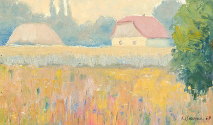 Golden fields oil painting Ivan Kirillovich Tsyupka