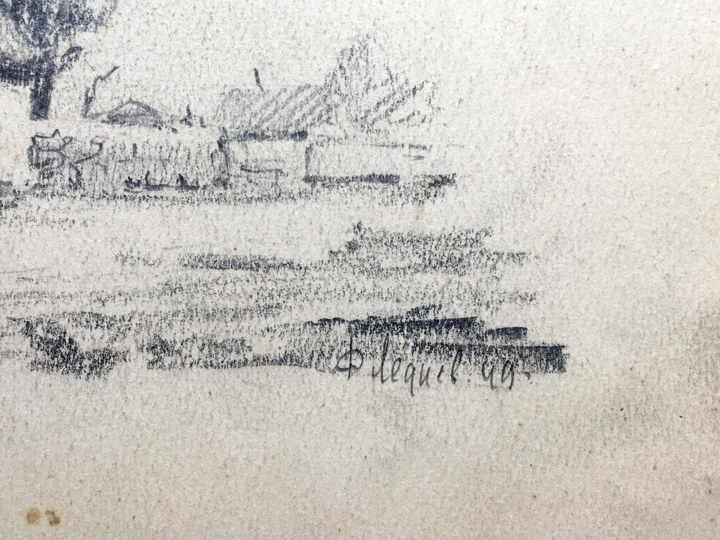 Pencil painting To Bogdanovka Dmitry Lednev