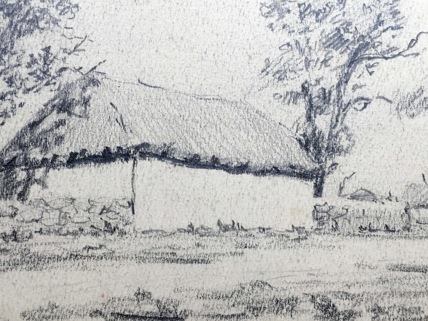 Pencil painting To Bogdanovka Dmitry Lednev