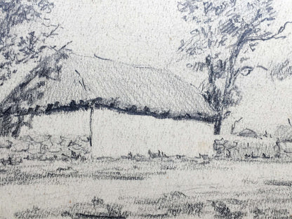 Pencil painting To Bogdanovka Dmitry Lednev