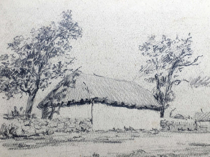 Pencil painting To Bogdanovka Dmitry Lednev