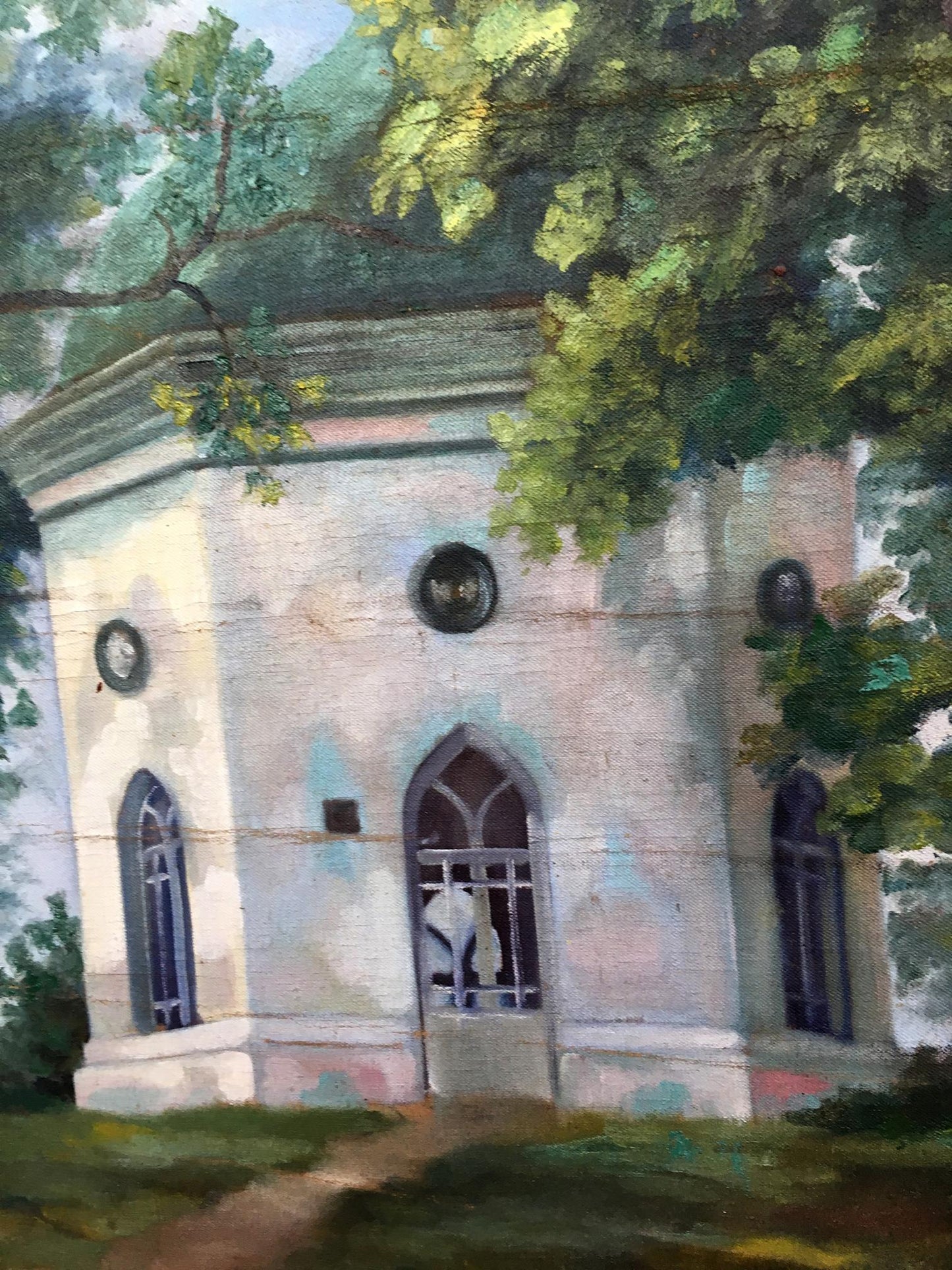 Oil painting Altanka in Kachanovka A. Shipov