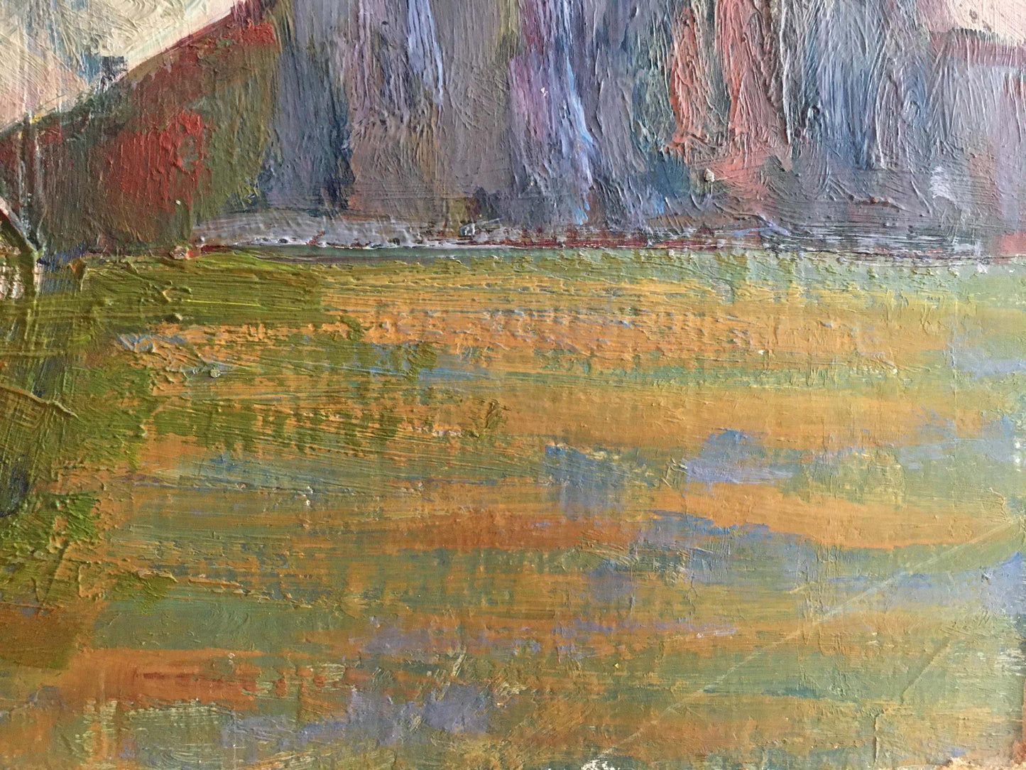 Oil painting Flowers on the table Les' T. S.