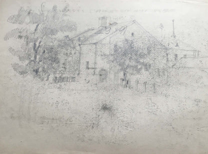 Pencil painting Bread factory Dmitry Lednev