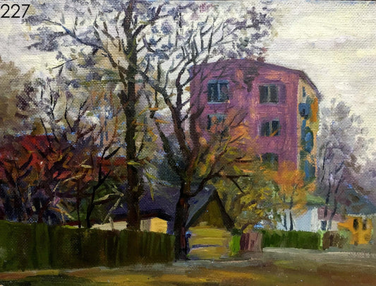 Konotop street oil painting Ivanenko Mikhail Aleksandrovich