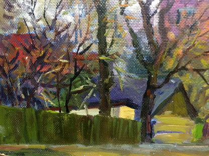 Konotop street oil painting Ivanenko Mikhail Aleksandrovich