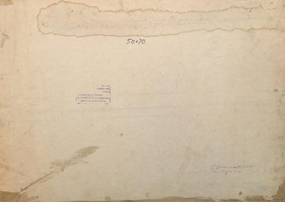 Oil painting View from the path to the garden Ivan Kirillovich Tsyupka