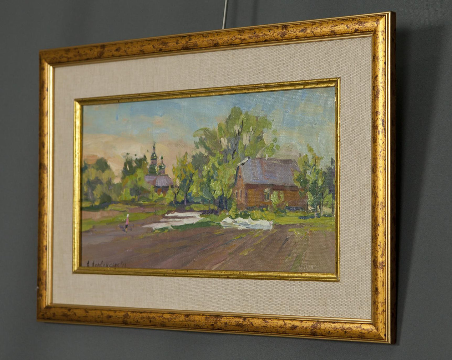 Oil painting Good morning A. Varvyanskaya