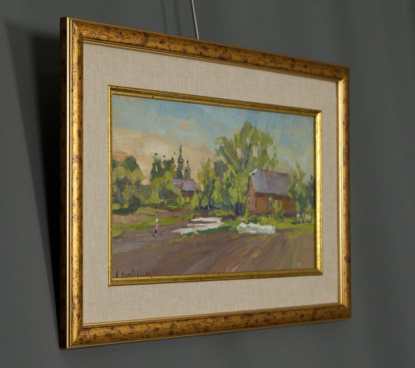 Oil painting Good morning A. Varvyanskaya