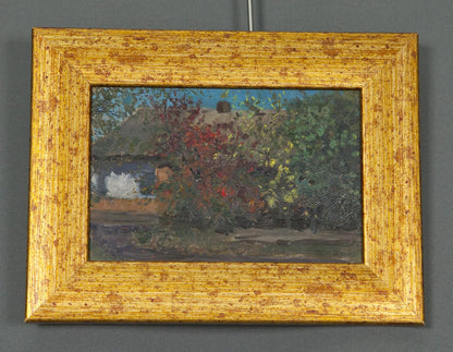 Oil painting Old house Ivan Kirillovich Tsyupka
