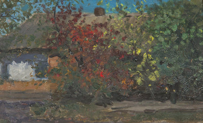 Oil painting Old house Ivan Kirillovich Tsyupka