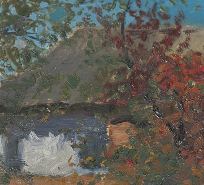 Oil painting Old house Ivan Kirillovich Tsyupka