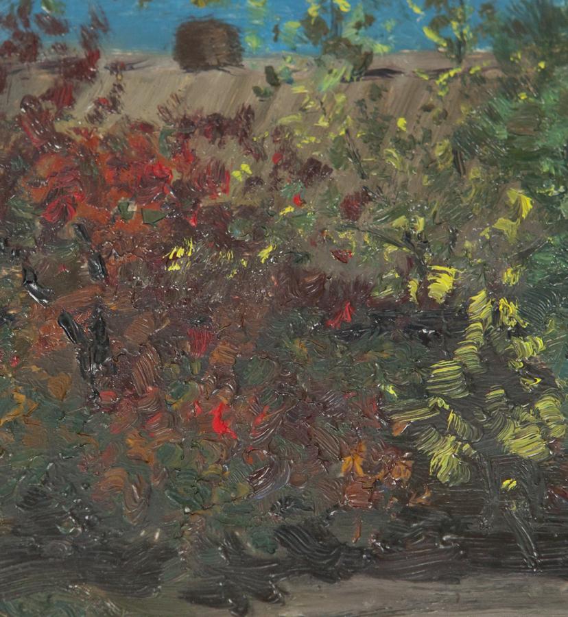 Oil painting Old house Ivan Kirillovich Tsyupka