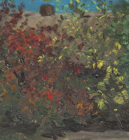 Oil painting Old house Ivan Kirillovich Tsyupka