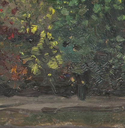 Oil painting Old house Ivan Kirillovich Tsyupka