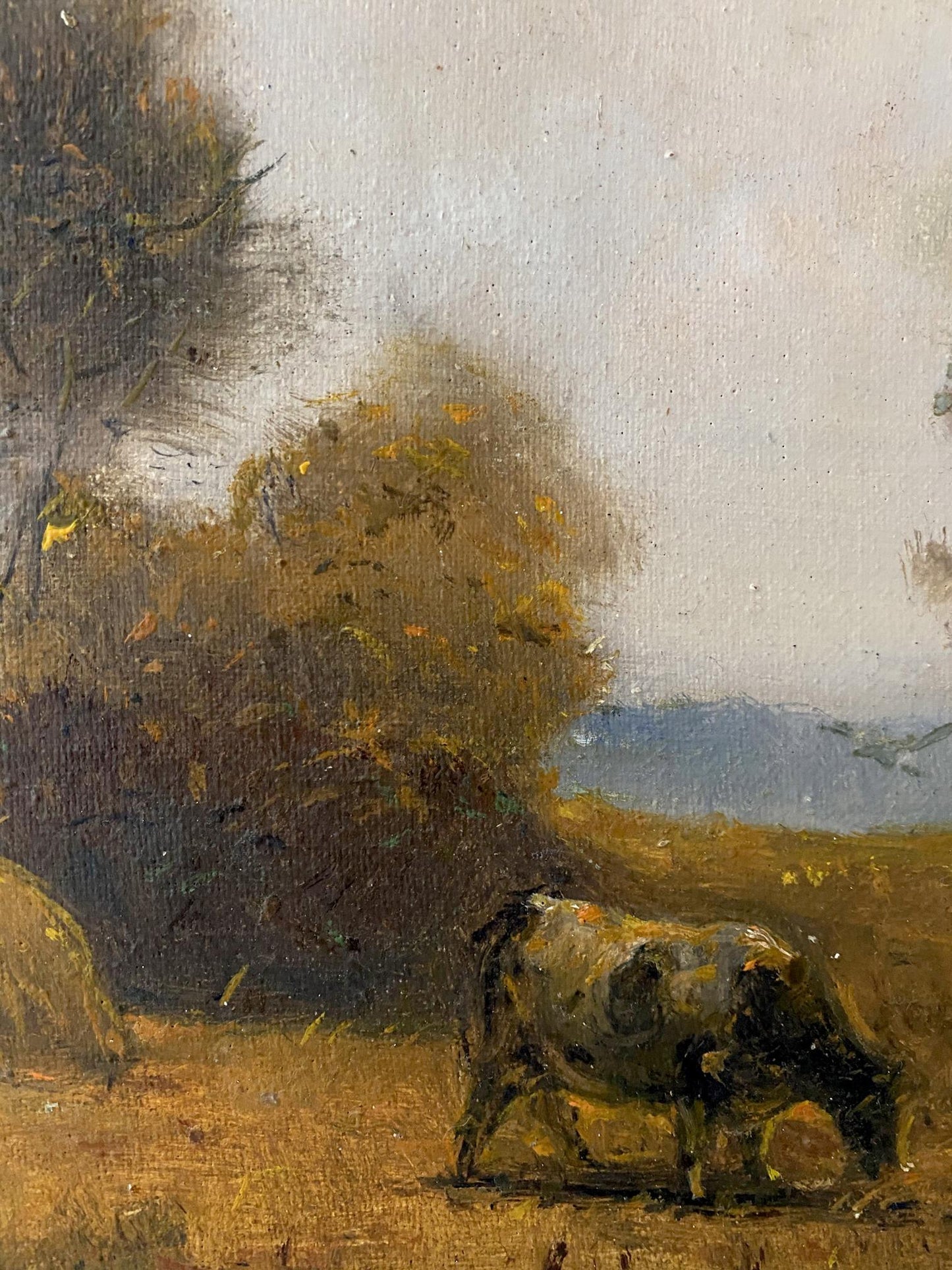 oil cloudy painting