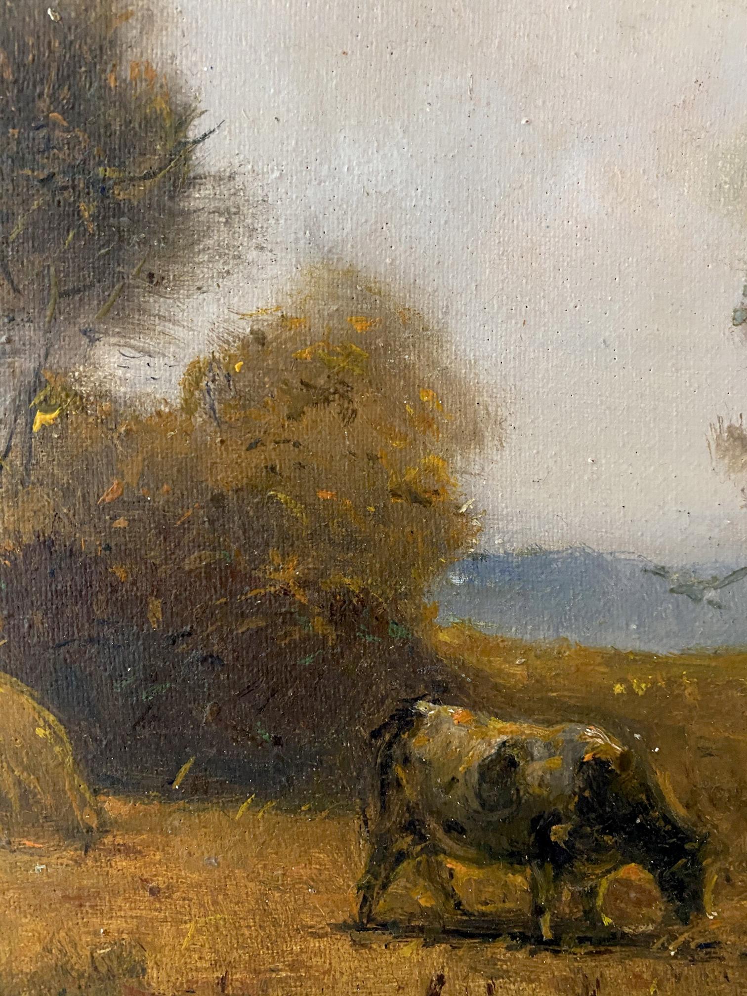 oil cloudy painting