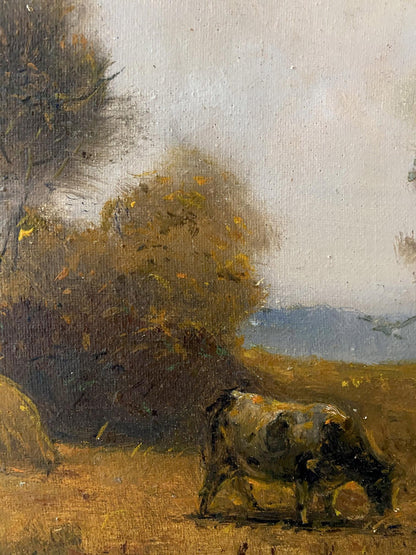 oil cloudy painting