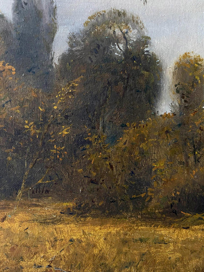 oil forest art