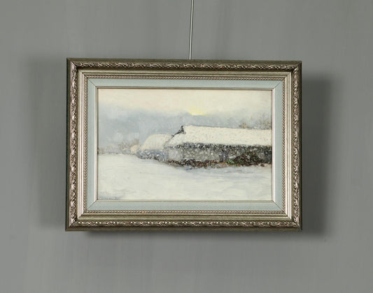 Winter Morning on Sunday Oil Painting