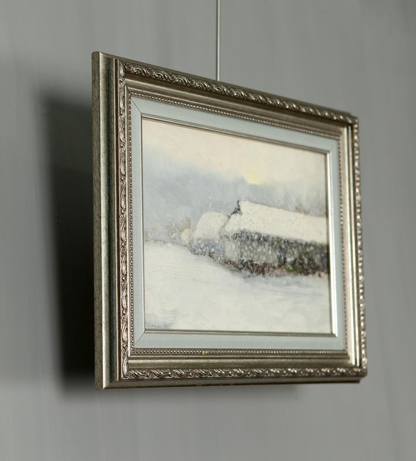 Winter Morning on Sunday Oil Painting