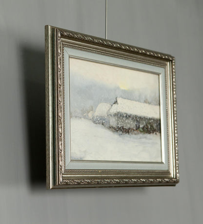 Winter Morning on Sunday Oil Painting