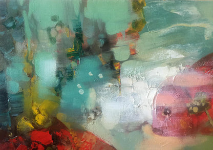 Abstract oil painting Fish Anatoly Tarabanov