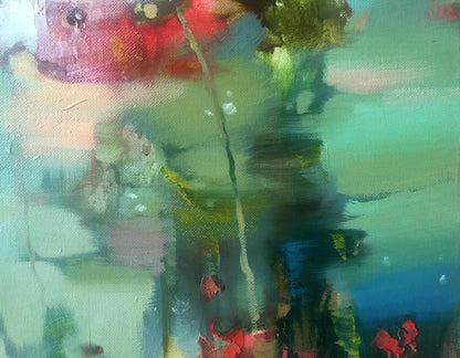 Abstract oil painting Fish Anatoly Tarabanov