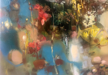 Abstract oil painting Fish Anatoly Tarabanov