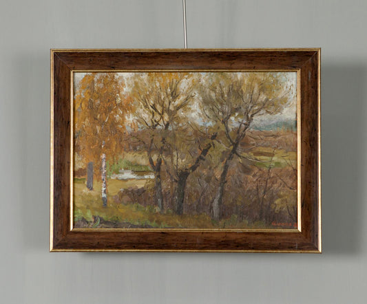 Autumn Painting by Soviet artist Ivan Tsyupka