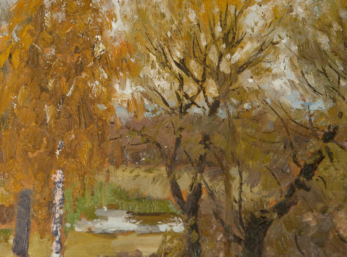 Autumn Painting by Soviet artist Ivan Tsyupka