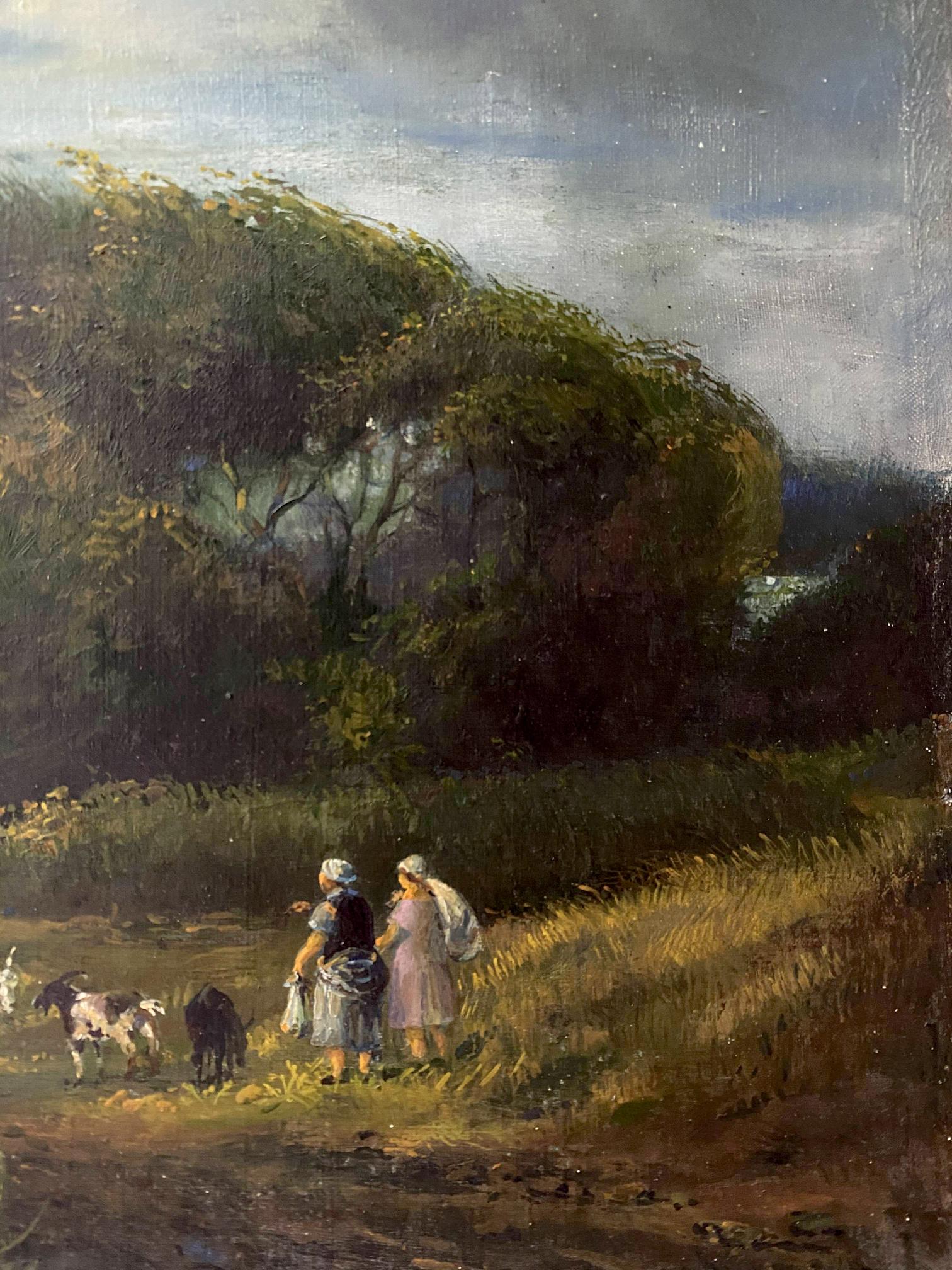oil people painting